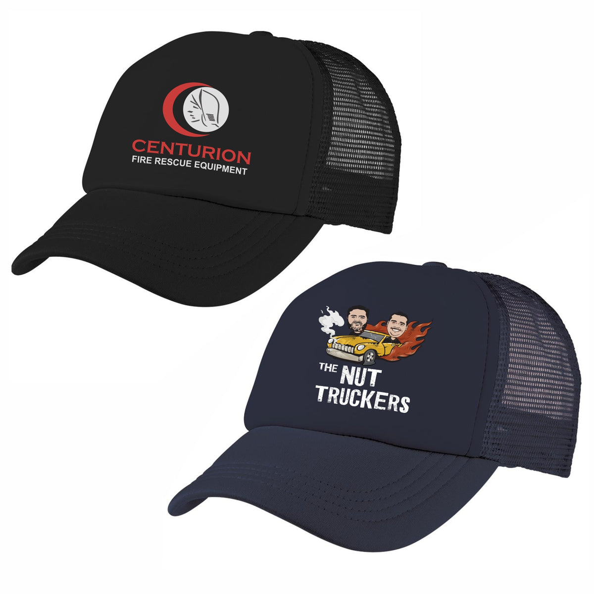 Custom Mesh Trucker Cap with Full Colour Logo