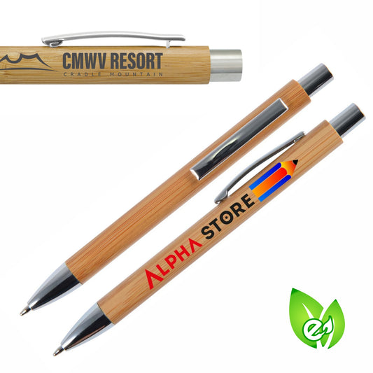 Aura Bamboo Pen with Full Colour Print